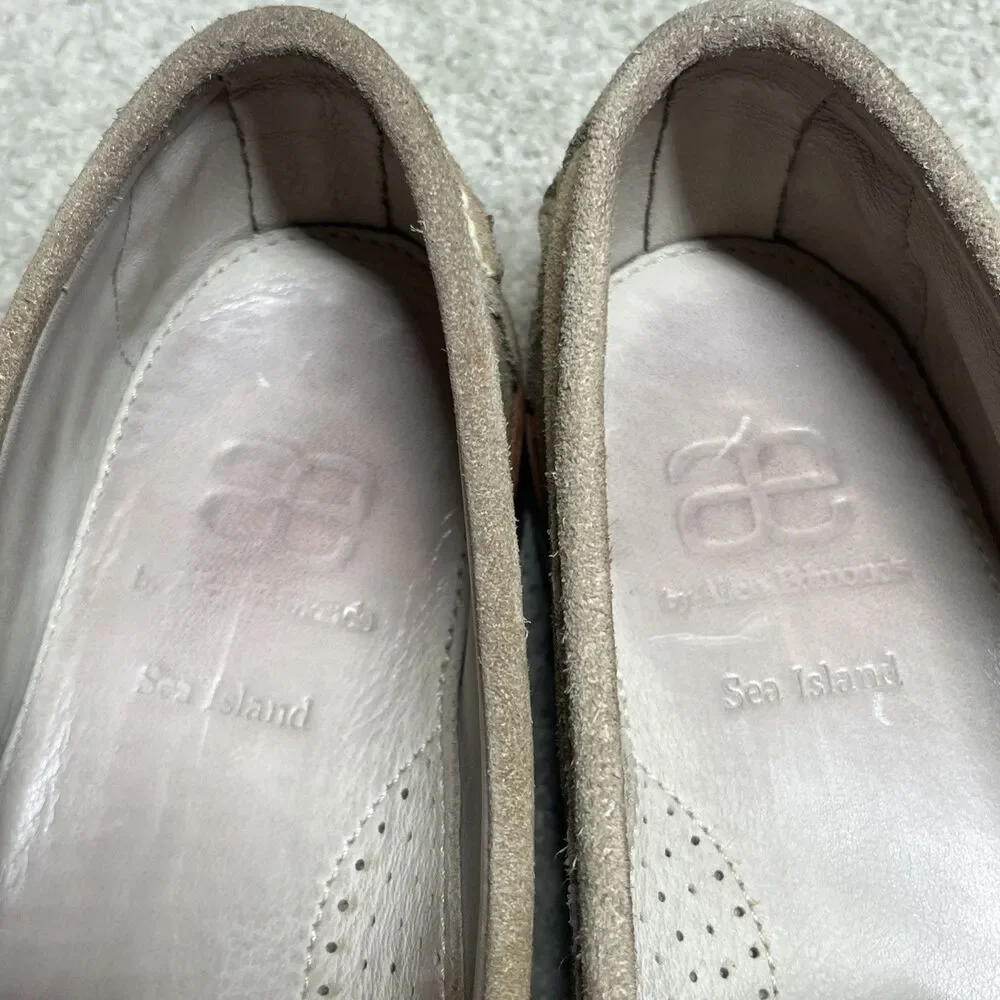 Allen Edmonds SORRENTO Men's Italian Penny Loafers 10.5 D Tobacco Suede Tan $475